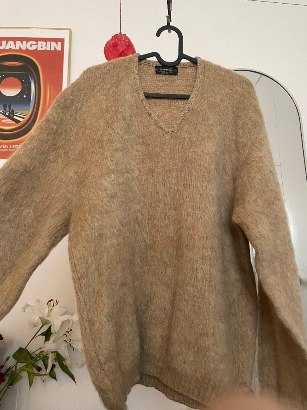 Puritan Mohair V-Neck Sweater